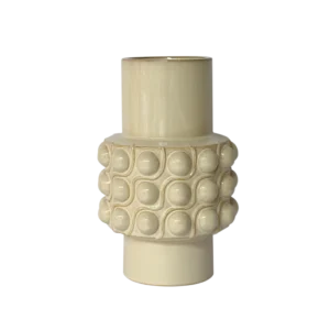 Vase beige en Grès JACQUES MM
