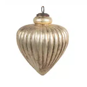 6GL4551M Boule de Noël Dorée en verre
