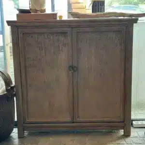 Meuble Étroit en Bois 2 Portes
