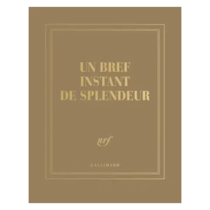 Carnet Un Bref Instant de Splendeur