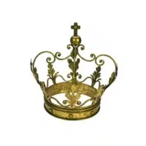 Couronne Dorée en Métal