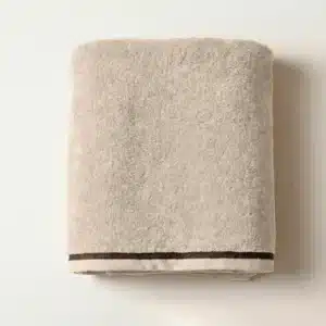 Serviette de Bain Éponge ISSAMBRE Sable - Vent du Sud