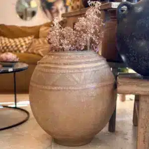 Jarre Ancienne en Terre Cuite Nupe d'Éthiopie