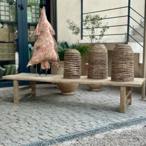 Table Basse en Pin Ancien - 206x61xH40