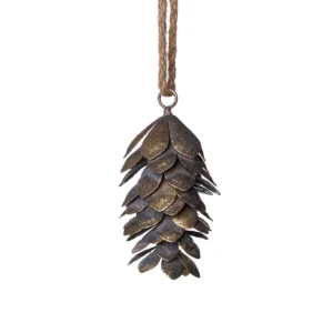 Pomme de pin dorée PM