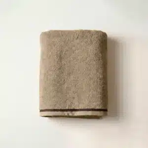 Serviette de Bain Éponge ISSAMBRE Brun - Vent du Sud