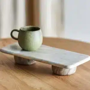 Plateau sur Pied en Marbre FATIN - Bloomingville