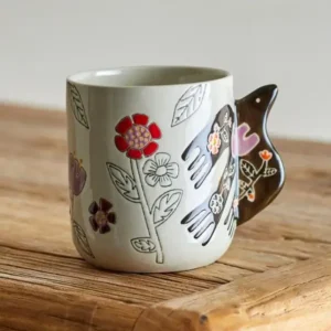 Tasse Oiseau en Grès VIVIELLE - Bloomingville