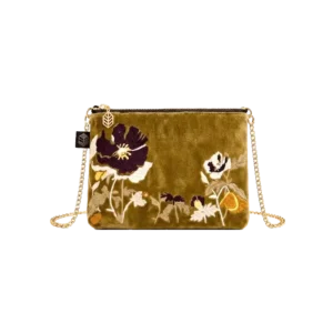 Trousse en Velours avec Chaîne BRISTOL Gold - Haomy