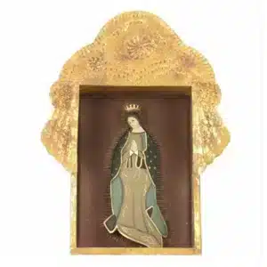 Cadre Boîte Vierge Priant
